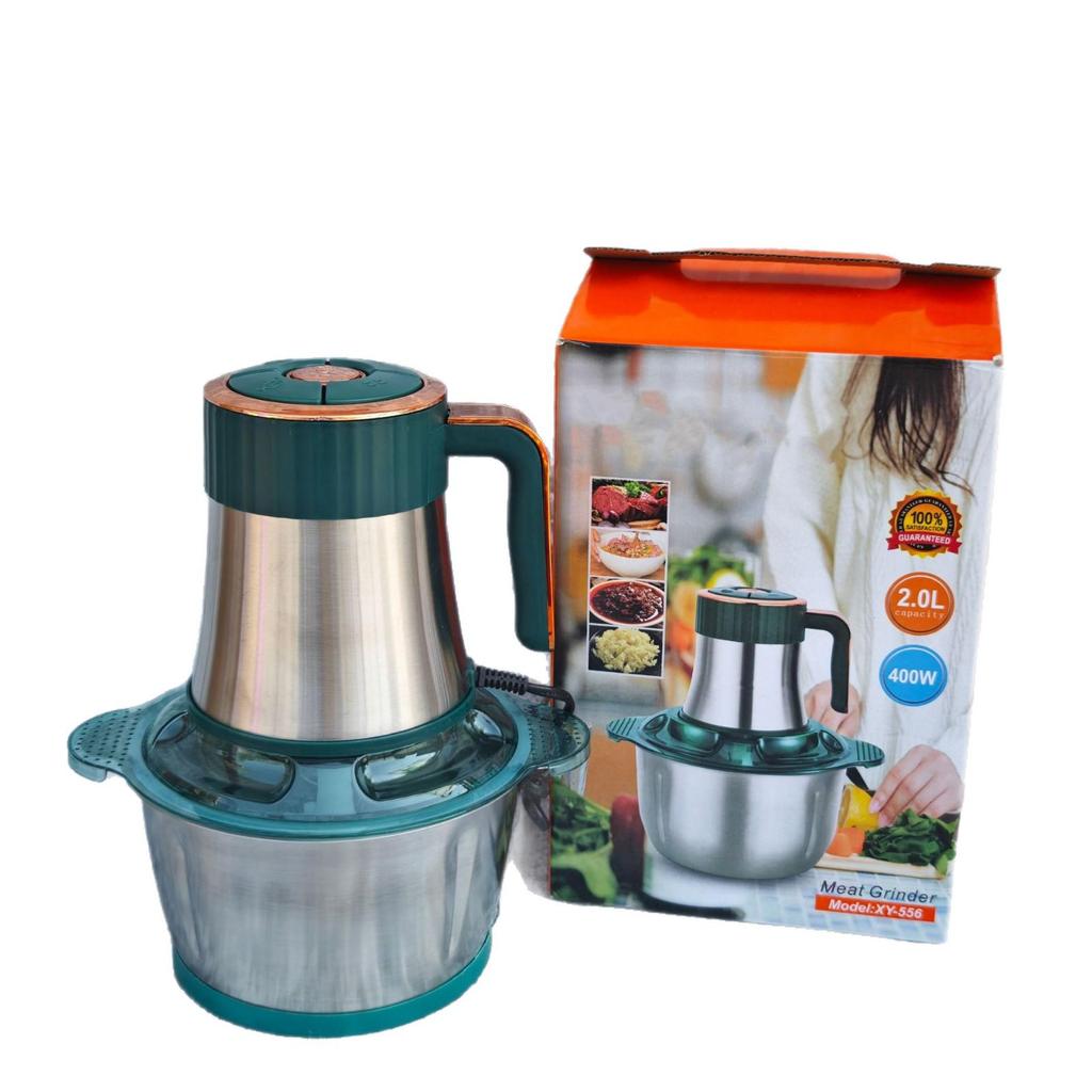 Stainless Steel Multifunctional 5-Speed Food Processor & Baby Food Maker, 2L Capacity