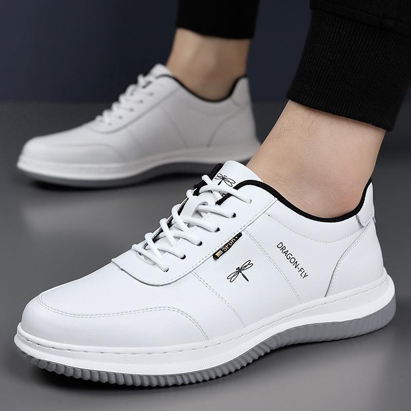 Ανδρικά παπούτσια 2025 νέα ανδρικά casual δερμάτινα παπούτσια ανδρικά παπούτσια χαμηλού τοπ φοιτητικά ευέλικτα παπούτσια τρεξίματος
