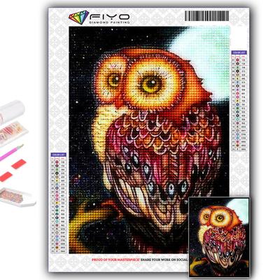 Diamante Ricamo Animale Gufo 5D Fai da Te Diamante Pittura Punto Croce Strass