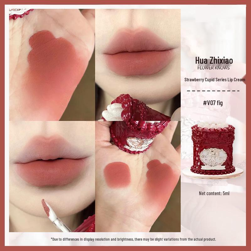 FlowerKnows Strawberry Cupid Mattifying Lip Cream - Autumn/Winter Collection