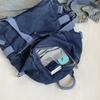 Denim Backpack Women's Casual Mini Backpack with Front Zip Pocket Adjustable Shoulder Straps Fashion School Bag