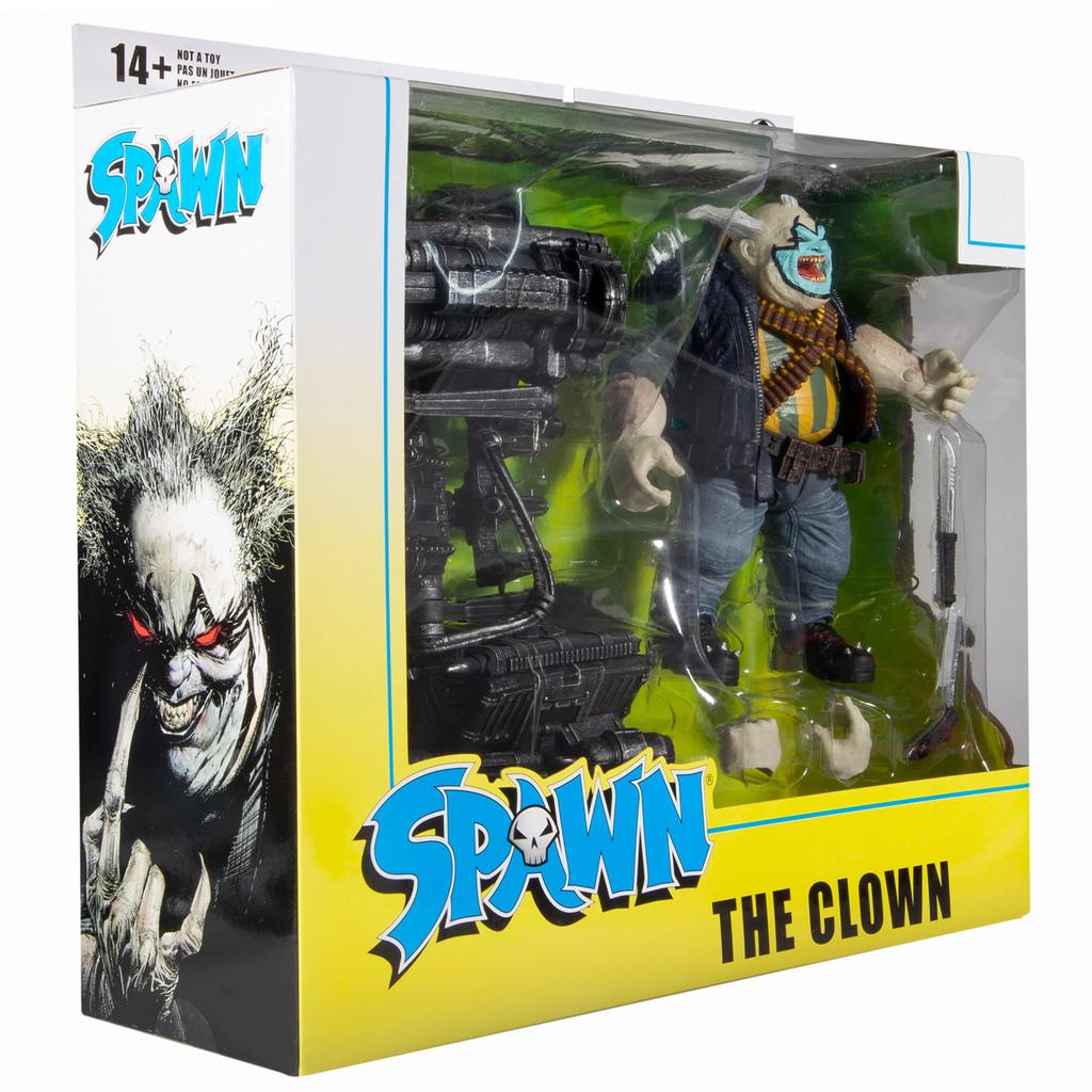 McFARLANE TOYS 2021 SPAWN 7-calowa Luksusowa Figurka Akcji THE CLOWN McFarlane Spawn Universe [Przedmiot]