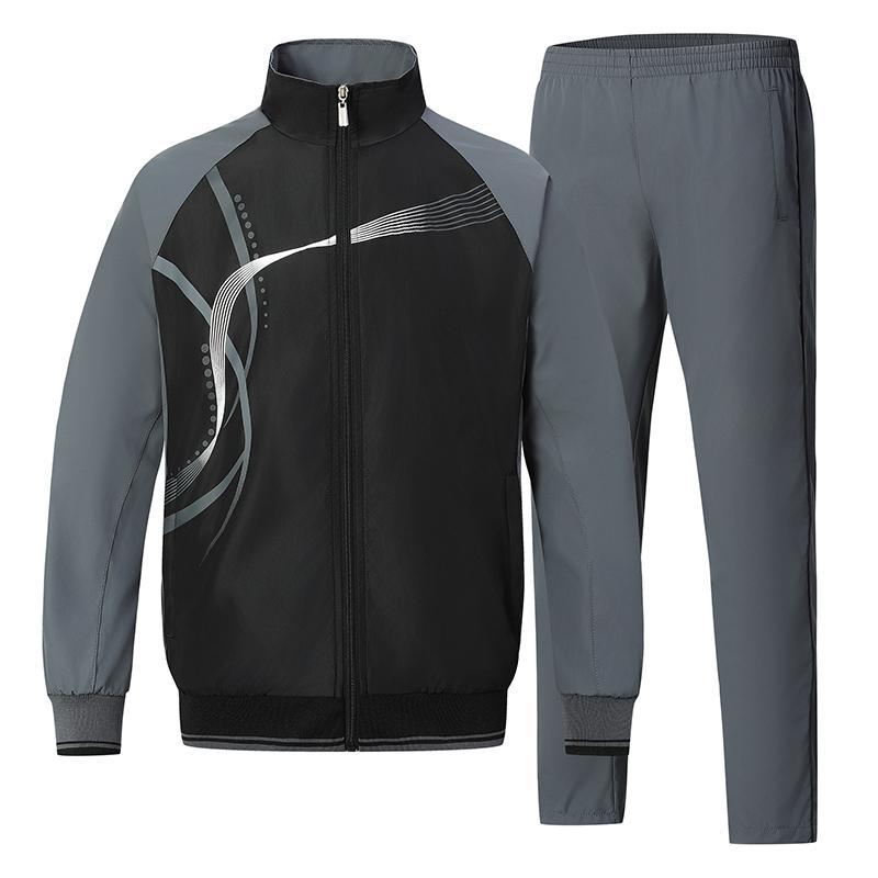 Herren Sets Sportbekleidung Trainingsanzüge Sweatshirt Sets 2PCS Jacke+Hose Frühling Herbst Anzüge Übergröße 5XL