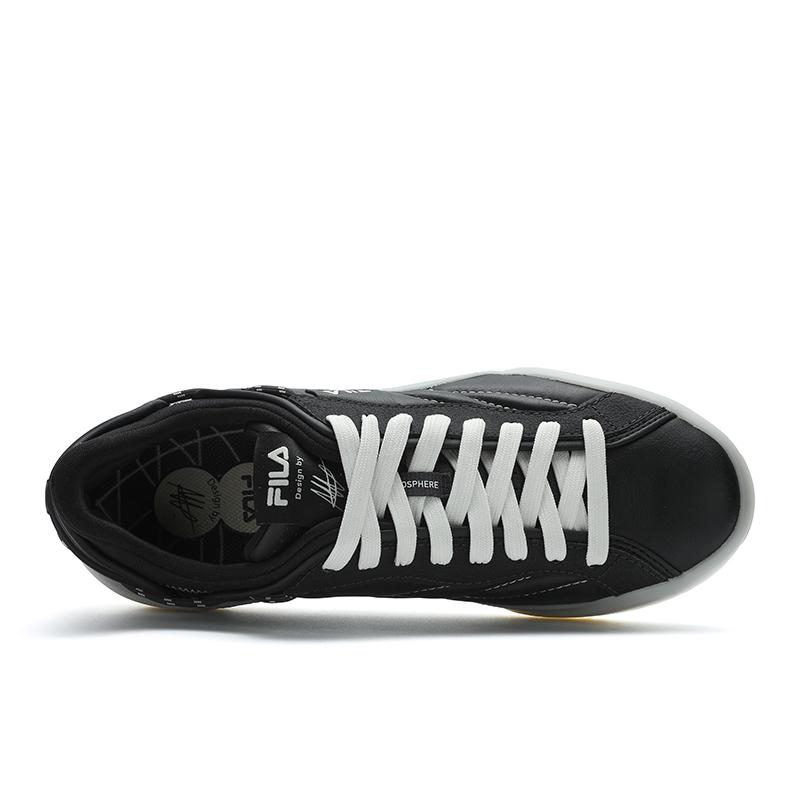 FILA Artmosphere Casual Modern Fashion Low-Top Skate Shoes Men Sneakers Black Gray F12M421207FBM