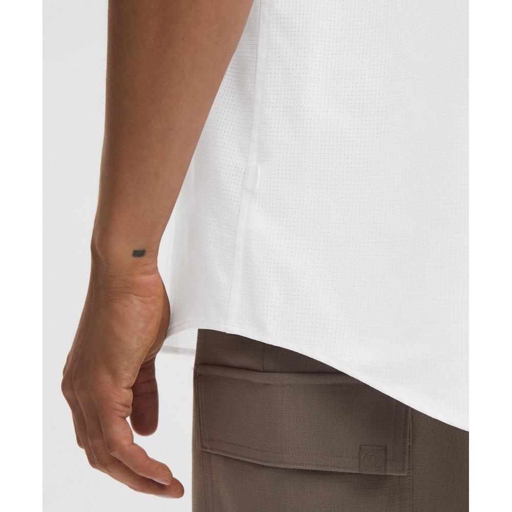 Lullulemon Airing Easy Short Sleeve Shirt Brwt