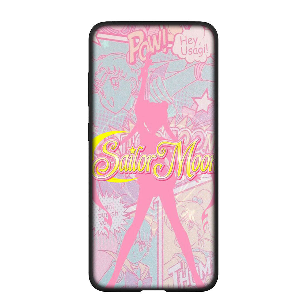 Phone Case for Samsung Galaxy S25 S24 S23 iPhone 16 15 Xiaomi Redmi Note 14 13 12 16E X 11 Pro Max OPPO Moto Huawei Wallpaper Sailor Moon Girl Cover