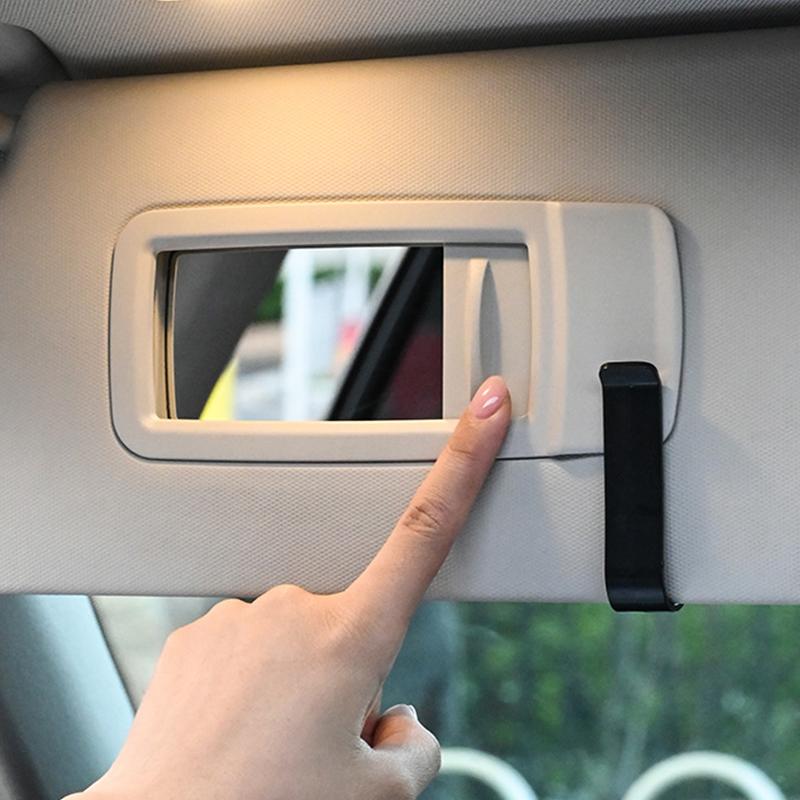 Rhinestone Car Glasses Clip Car Sun Visor Glasses Case Sunglasses Bracket Card Bill Ticket Organizer Holder Auto Accessories