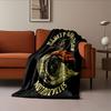 Harley-Davidson Schlangenlogo Decke für alle Jahreszeiten Decke Mittagspause Überwurf Geschenk
