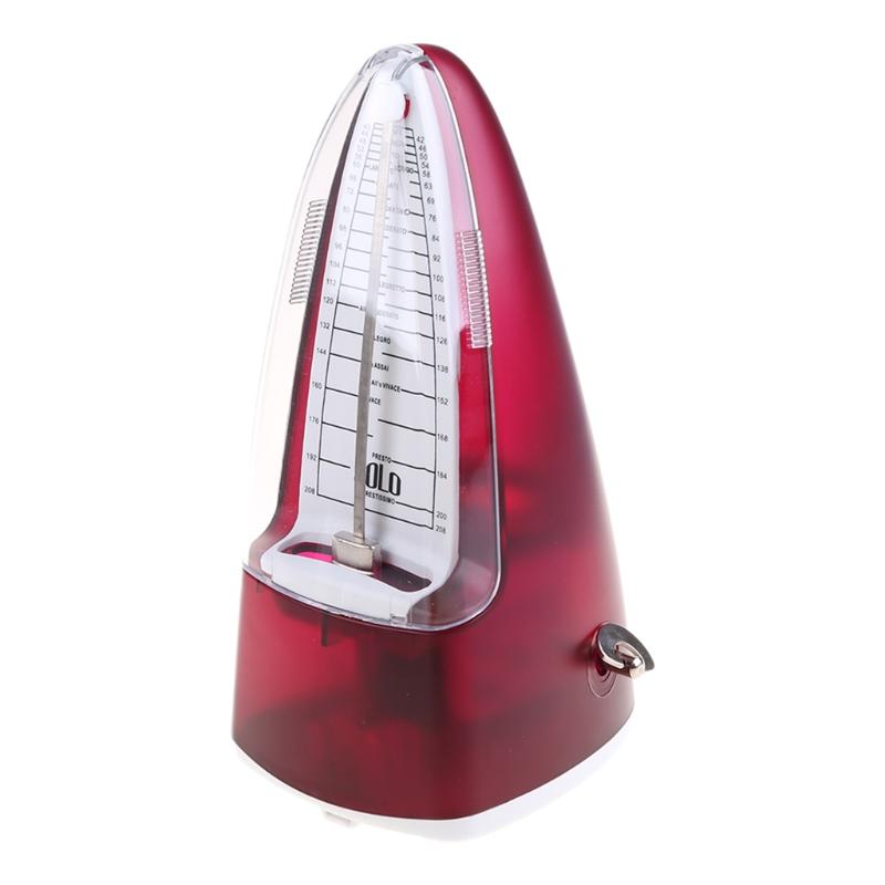 Mechanical Metronome Wood Grained Loud Sound/High Precision for Piano/Guitar/Violin/Drum and Other Instruments