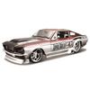 Maisto 1/24 Scale Diecast Model Car 32168 Ford 1967 Mustang GT Silver Harley-Davidson Custom Series / Finished Model Car