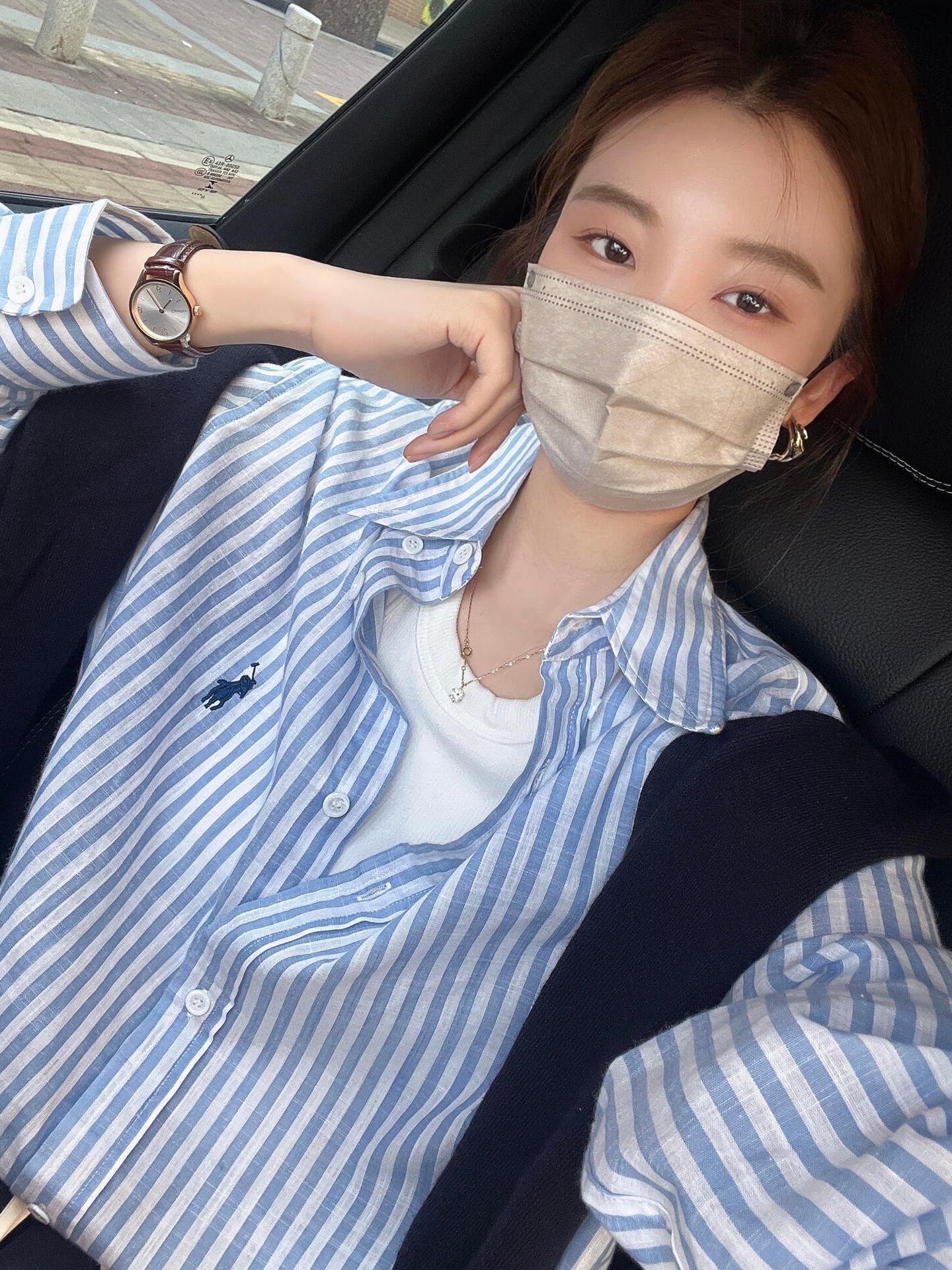 Ralph Lauren Women s Striped Long Sleeve Polo Shirt with Embroidered Horse Logo, Pure Cotton, Sun Protection XXL