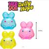 Needoh Jelly Hops Coelho Squishy Anti-Stress Gelball Weich Anti-Angst Fidget Sensorisch, Knetspielzeug Für Geschenk