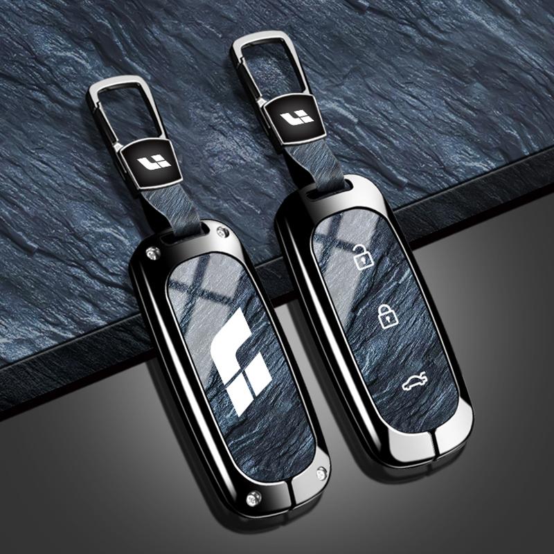 Car Key Case For Li Auto L9 For Li Lixiang L7 L8 Car Keychain For Lixiang Li Auto L9 Keychain Zinc Alloy Car Key Case