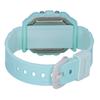 Casio Montre numérique Baby-G pour femme, bracelet en résine, cadran vert menthe, quartz BGD-10-3, 100 m