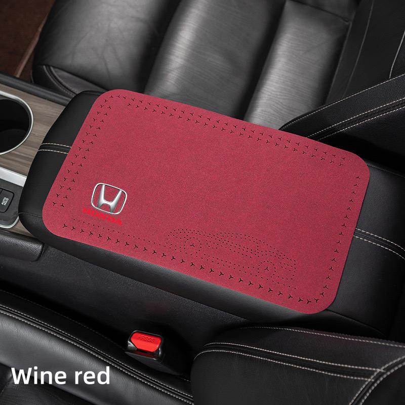 Car Armrest Box Height Pad Universal Leather Armrest Cushion For Honda Civic xrv hrv crv brv City Accord Fit Jazz Insight