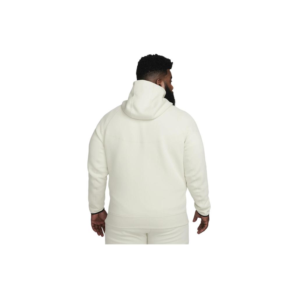 Nike Sportswear Tech Fleece Windrunner Full Zip Hoodie Sea Glass/Black Men Tops Cream FB7921-020