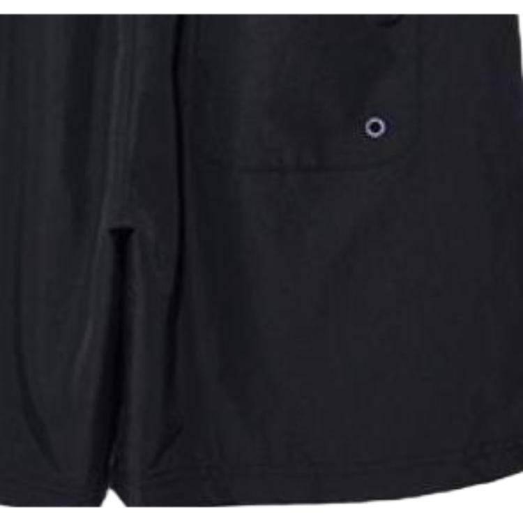 New Era Solid Woven Sports Casual Shorts Unisex shorts Black 13086648