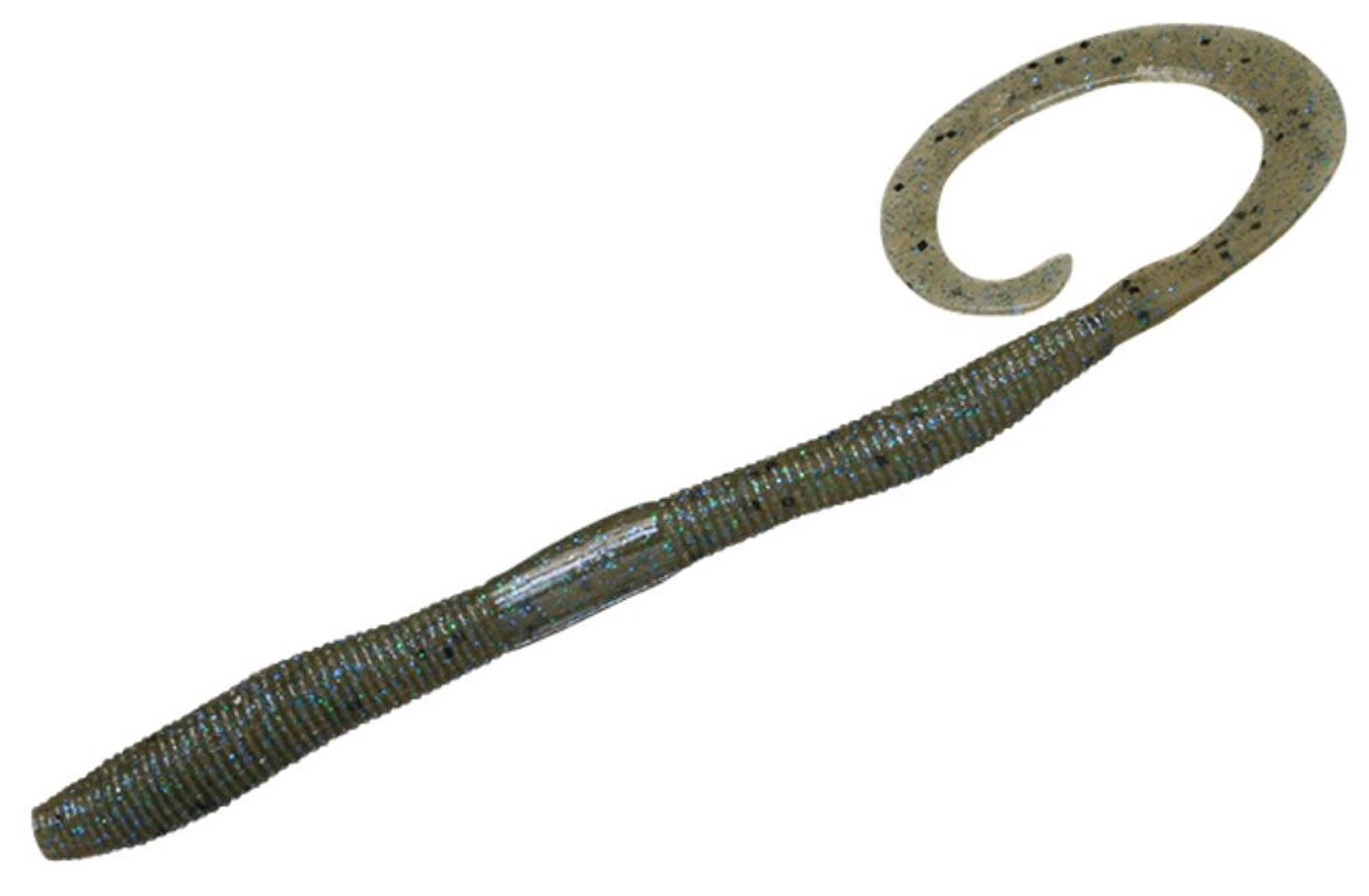 Jackall Мягкая приманка Flick Curly 4.8 дюйма Зеленый тыквенный бычок (2175) — фото 2