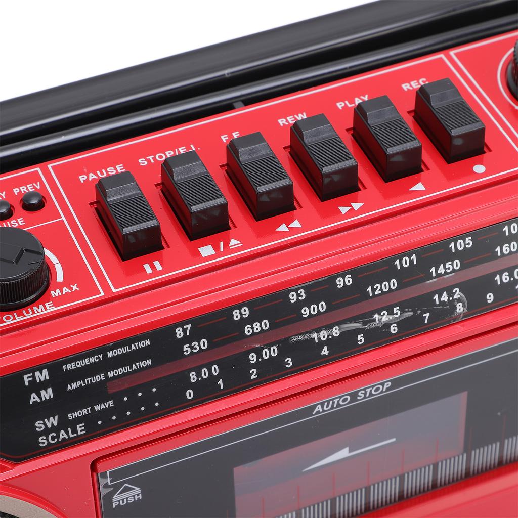 Cassette Tape Player Recorder Battery Operated USB Slot Speaker Radio Cassette Player Recorder for Outdoor