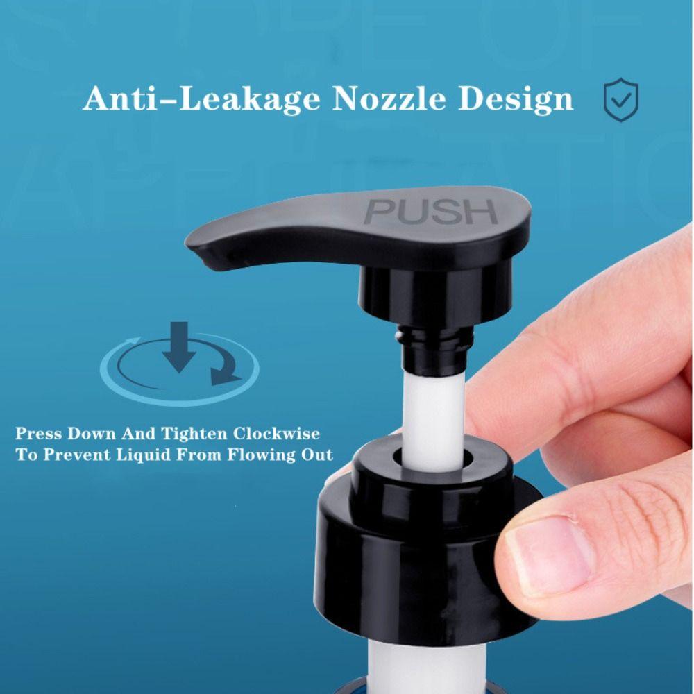Square Liquid Soap Dispenser Plastic Shampoo Press Empty Bottles New Storage Bottles