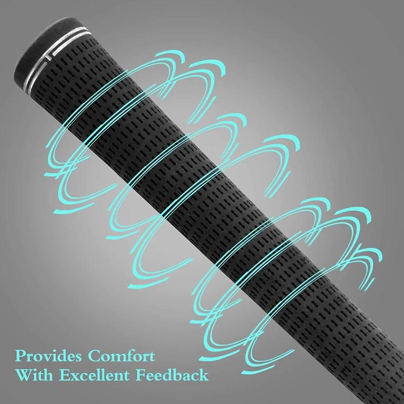 1/2Pcs Classic Cross pattern selling golf rubber grips