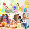 Star Sequins Magic Stick Princess Cosplay Props Little Girl Character Costume Accessory for Children Girl Kindergarten