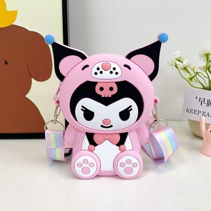 Adorable Cartoon Silicone Coin Purse For Girls Soft And Durable With Strap