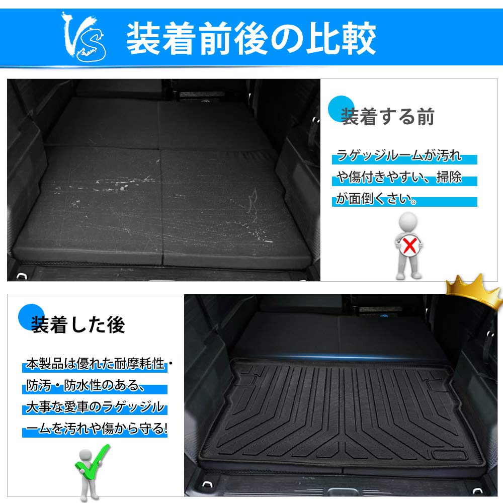 Mixsuper JJ1 JJ2 Trunk Mat 3D Luggage Mat Trunk Tray N-VAN N-VAN 2018.7~
