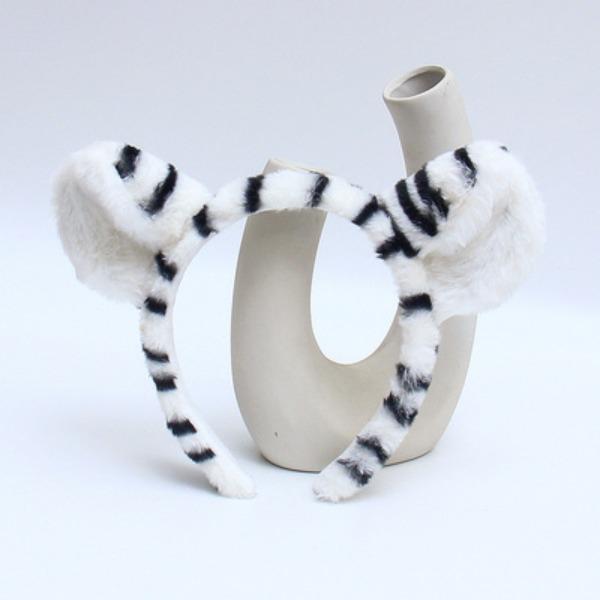 Cute and Funny Autumn and Winter Plush Face Wash Headband Female Wild Fun High Skull Headband Makeup Pressure Hairpin Hair Accessories