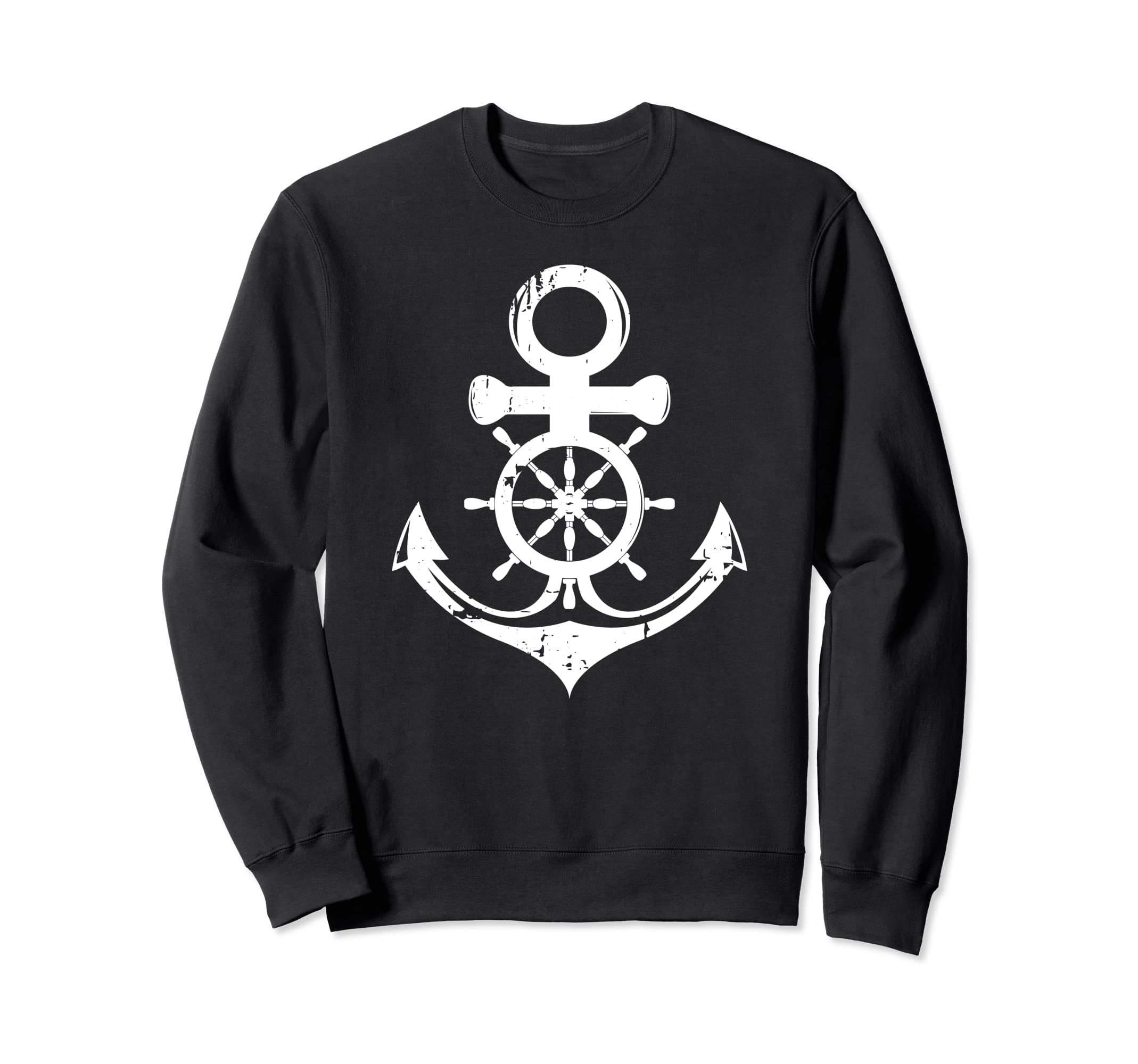 Nautical anchors, sailors, vintage graphic nautical sweatshirts