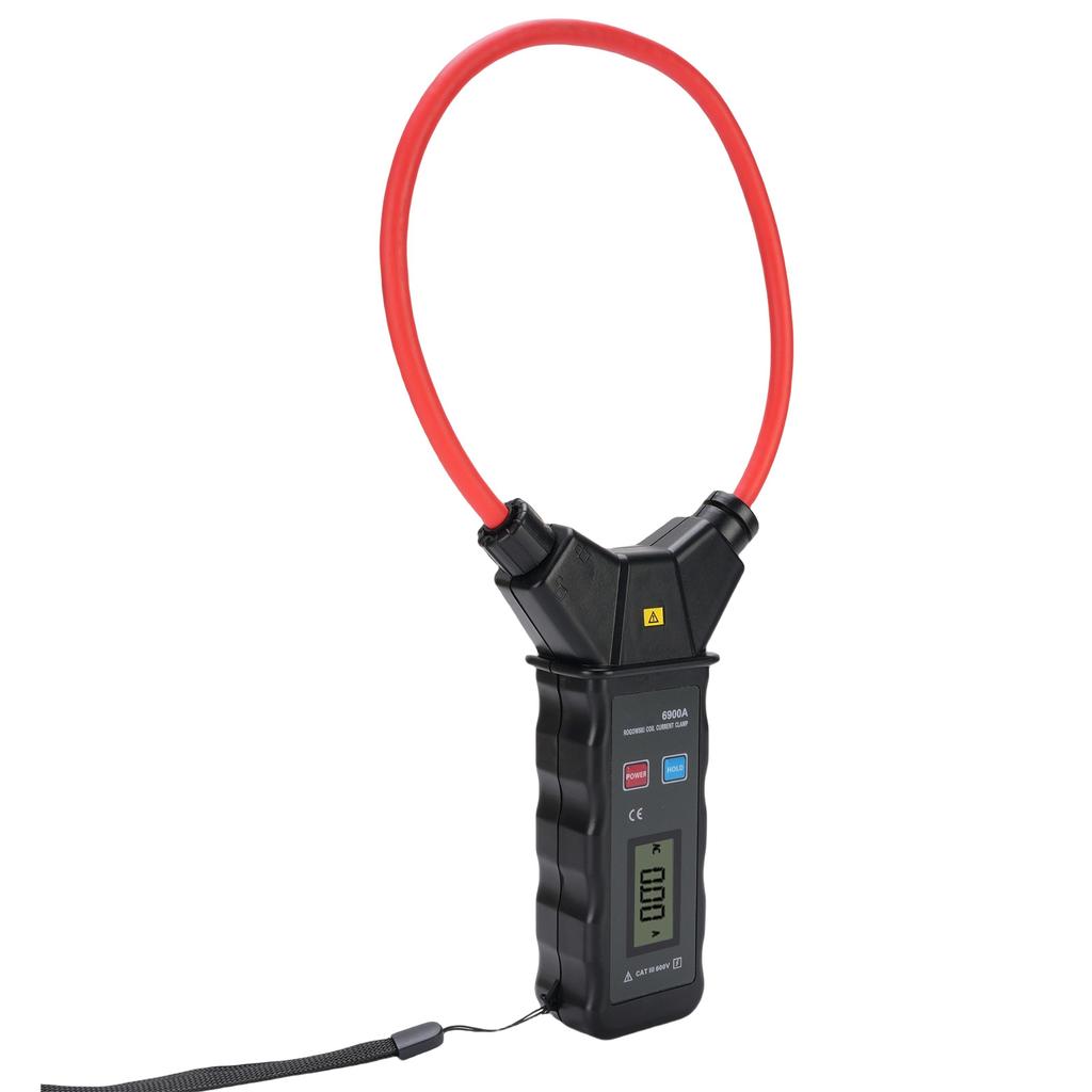 AC Current Flexible Clamp Meter 0 5000A 0 6000V Backlit LCD Display Flexible Coil Large Current Clamp Meter