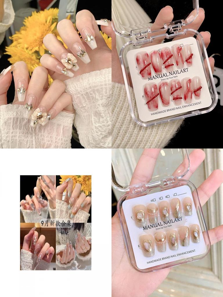 New Arrival Handmade Autumn/winter Nail Stickers Long-lasting And Stunning
