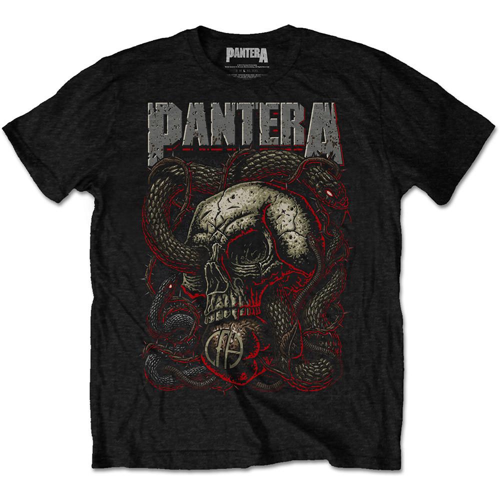Pantera Dimebag Darrell Snakes Eye Socket Rock Tee T-Shirt Mens XXXXL