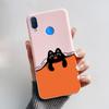 Cute Rabbit Photograph Phone Case  For Honor 10 Lite Liquid Silicone Cover Shell For Huawei P smart 2019 Graffiti Bumper