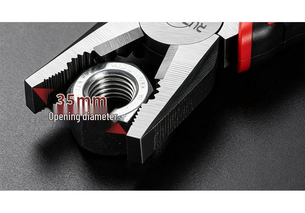Multi-Functional Industrial-Grade Steel Wire Pliers: Diagonal Cutter, Needle Nose, and Labor-Saving Electrician Pliers with High Hardness