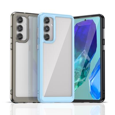 Colorfull Transparent TPU Case for Samsung Galaxy A56 A36 A16 A06 A55 A35 A25 A15 M55 M35 5G Protective Cover Shell Coque Fundas