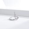 S Silver Cute Cat Rings for Women Sticky Cat with Long Tail Adjustable Ring Elegant Simple Handmade Animals Jewelry