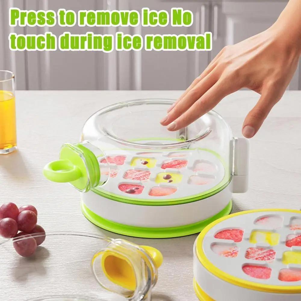 Versatile Ice Cubes Water Bottle Easy Release Ice Cube Kettle Portable Ice Cube Maker Fitness
