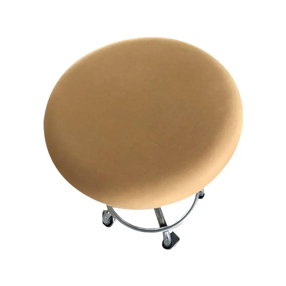 Round Fashion Stretch Bar Stool Elastic Home Decor Seat Cover Chair Cover Stool Cover Chair Slipcover