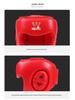 Jiuri Sanda Helmet: Faux Leather Beginners' Head Guard for Boxing and Martial Arts Training