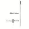 2.8M Extended Chicken Feather Duster Extendable and Curved Ceiling Cleaning Broom Household Electrostatic Dust Collector