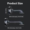 Car Suction Fan Rotatable Adjustable Windshield Fan With Strong Suction Low Noise Telescopic Compact 3-Speed Settings Air