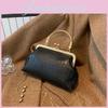 Vintage Retro Pu Small Square Crossbody Bag With Magnetic Closure For Daily Use