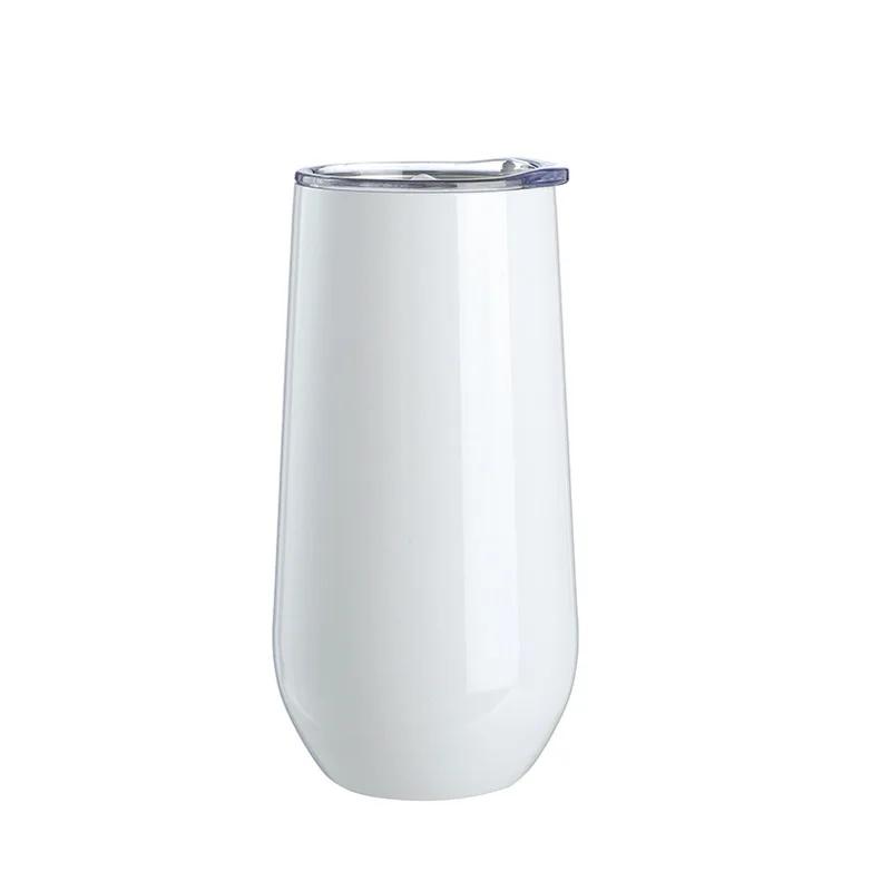 Sublimation Blank Straight Cup Stainless Steel Water Bottles Tumbler Coffee Mug Cup Vacuum Flasks DIY Insulated Thermos 6OZ-30OZ