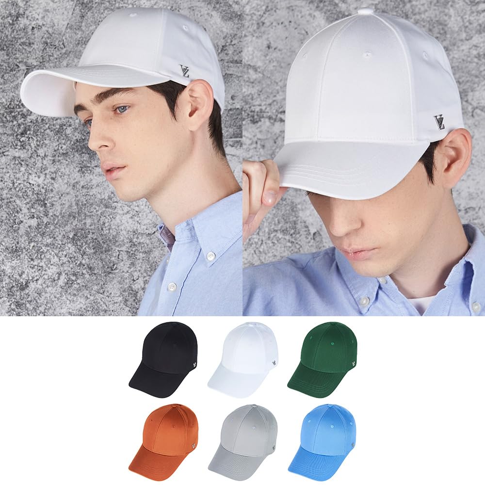 [VARZAR] VZ Stud Over Fit Ball Cap White 56.0-60.0 cm