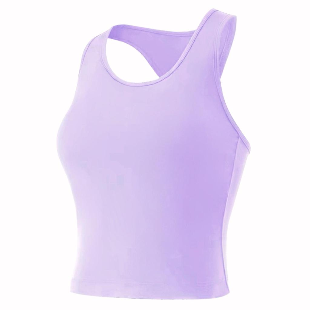 One-Piece Sports Bra with Shock-Absorbing Pads - Pilates & Fitness Vest