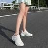 Xtep Simple Versatile Breathable Lightweight Low-Top Casual Running Shoes Women sneaker White Green 875218110040-5