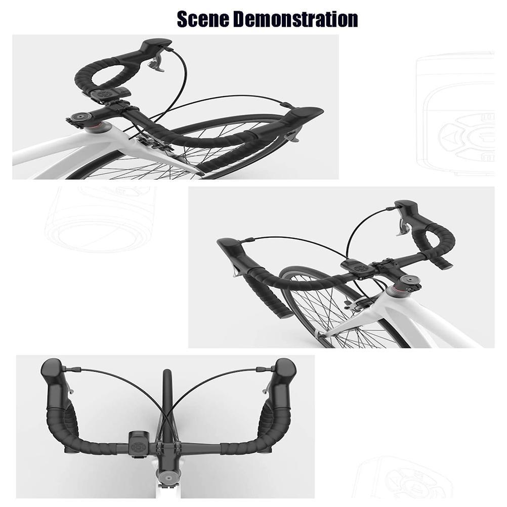 Universal Bicycle Bell with USB Rechargeable Horn and Alarm