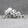 7-color Skull Shield Rivet Belt Punk Men's Belt Women's Snake Pattern Versatile Decorative Belt