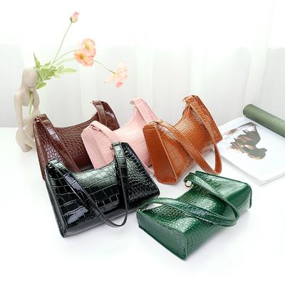 Krokodilmuster Achseltasche Damentasche Lässig Mode Damenhandtasche